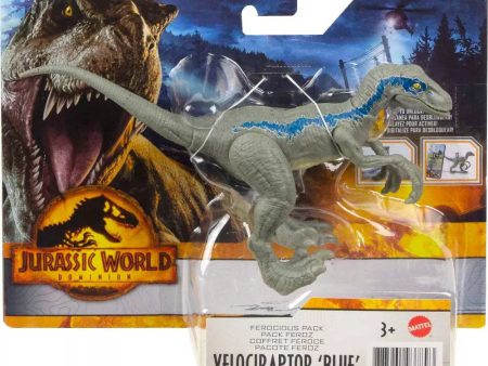 JURASSIC WORLD DOMINION - DINO VELOCIRAPATOR BLUE Online Hot Sale