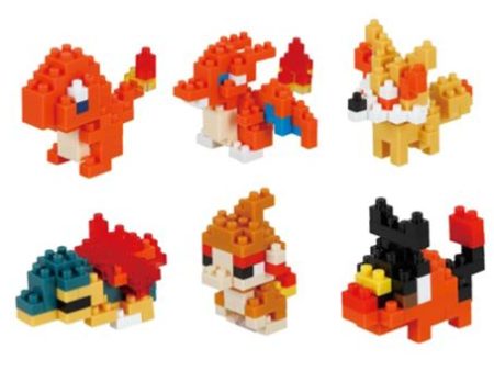 NANOBLOCK - MINI POKEMON BOX - FIRE TYPE Online Hot Sale