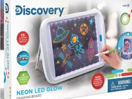 DISCOVERY NEON LED GLOW DRAWING BOARD on Sale