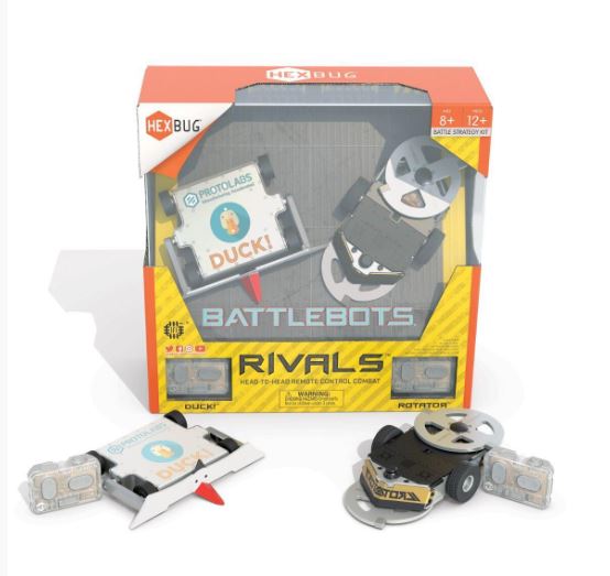 HEXBUGS BATTLEBOTS RIVALS 2 PK DUCK! AND ROTATOR Supply