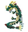 NANOBLOCK - DELUXE DRAGON GREEN 026 Online Sale