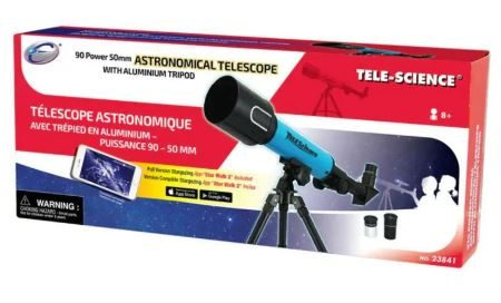 90 POWER 50MM ASTRONOMICAL TELESCOPE For Cheap