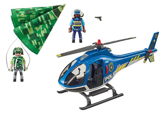 PLAYMOBIL POLICE PARACHUTE SEARCH - 70569 on Sale