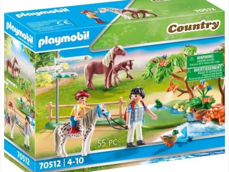 PLAYMOBIL ADVENTURE PONY RIDE - 70512 Fashion