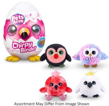 ZURU PET S ALIVE CHRIPY BIRDS ASSORT on Sale