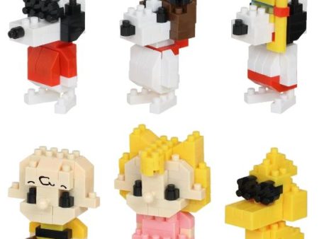 NANOBLOCK MINI PEANUTS VOL.3 BOX (6) For Cheap