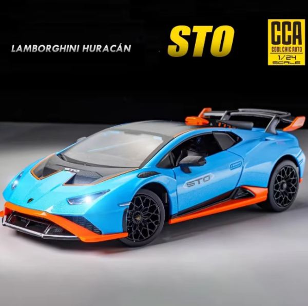 1:24 Diecast Lamborghini Huracan STO Official Licensed Model For Discount