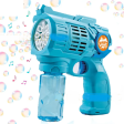 8 Holes Battery Operated Colorful Bubble Blaster Gun Online Sale