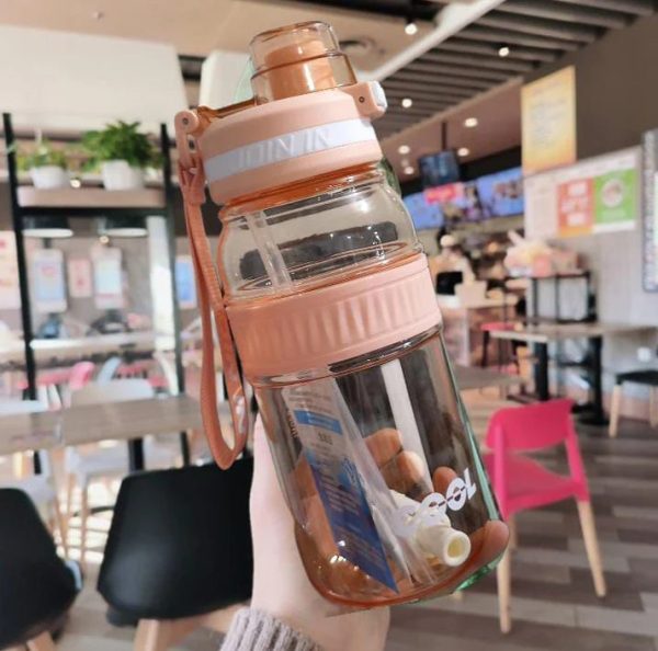 820ml Premium Transparent Water Bottle Hot on Sale