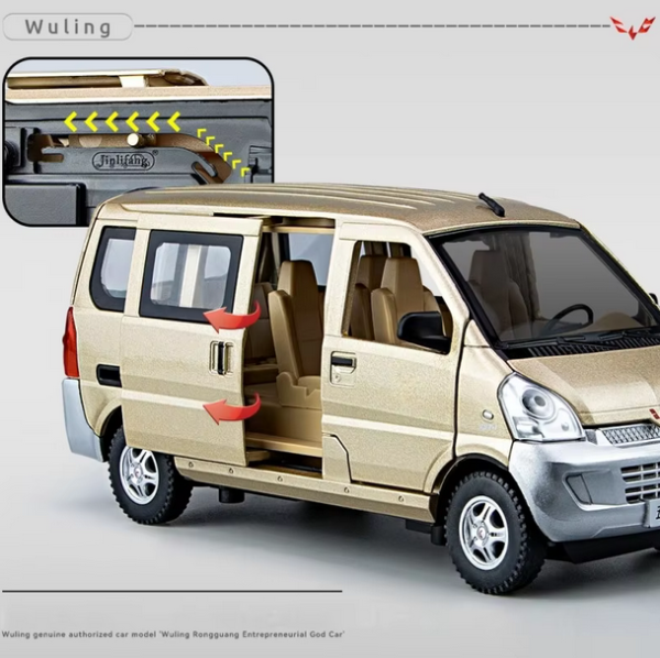 1:24 Diecast Wuling Glory Van Model Sale