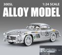 1:24 Diecast Benz Vintage 300SL Model Car For Cheap