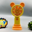 Mini Rechargeable Adorable Design Fan With Mobile Phone Bracket on Sale