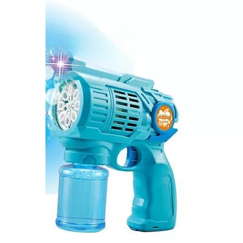 8 Holes Battery Operated Colorful Bubble Blaster Gun Online Sale