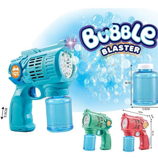 8 Holes Battery Operated Colorful Bubble Blaster Gun Online Sale