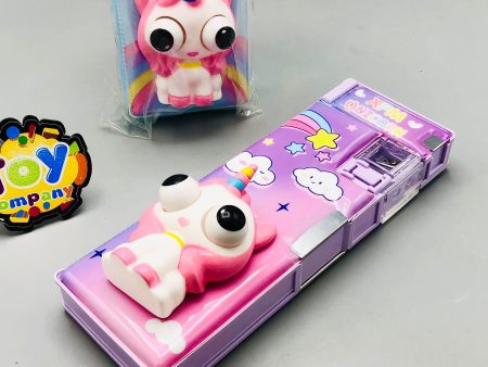 3D Unicorn Squishy Pop Eyes Magnetic Geometry Box Fashion