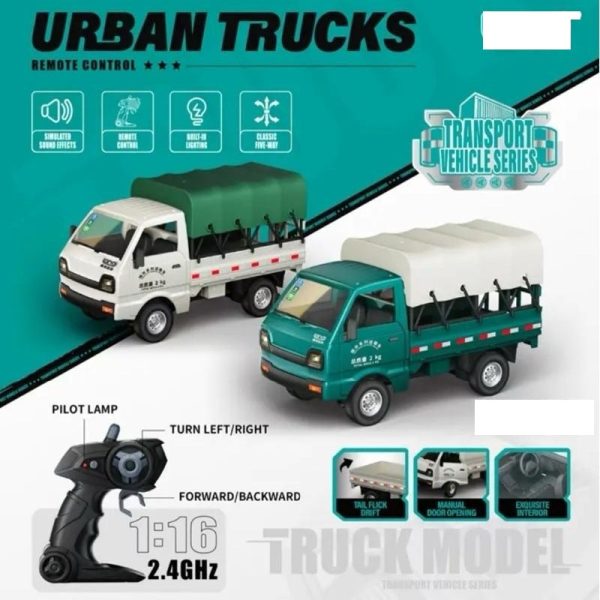 1:16 2.4GHz RC Urban City Canvas Car With Lights Discount