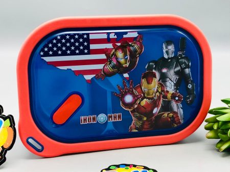 1000ml Stainless Steel Iron-Man Kids Lunch Box Online Sale