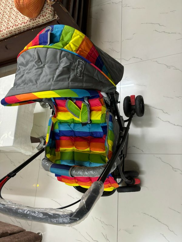 BABYHUG Cosy Cosmo Stroller Pram with Reversible Handle and Back Pocket Online Hot Sale