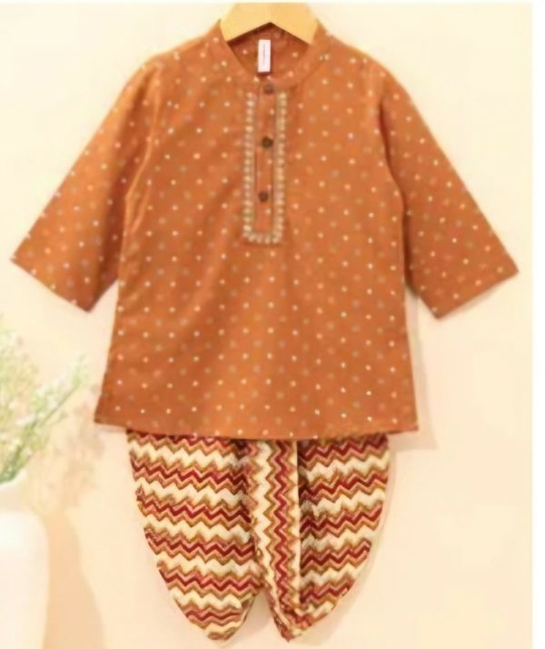 BABYHUG Brown Kurta & Dhoti Online now