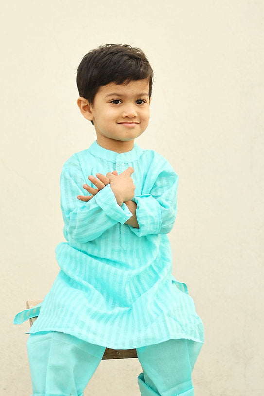 100% cotton kurta pajama set for boys Online