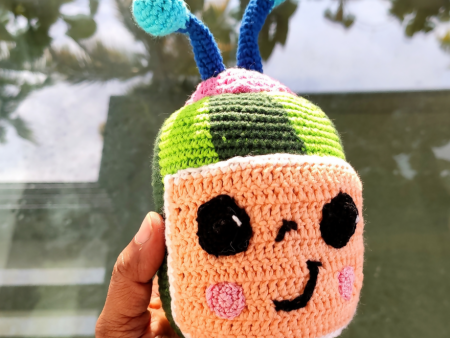 Coco Melon Logo Made in Crochet for Kids Sale