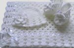 Crochet baby blanket, booties and cap Online