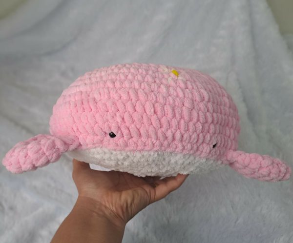 12   Diameter Crochet Whale Plushie Pillow Cheap