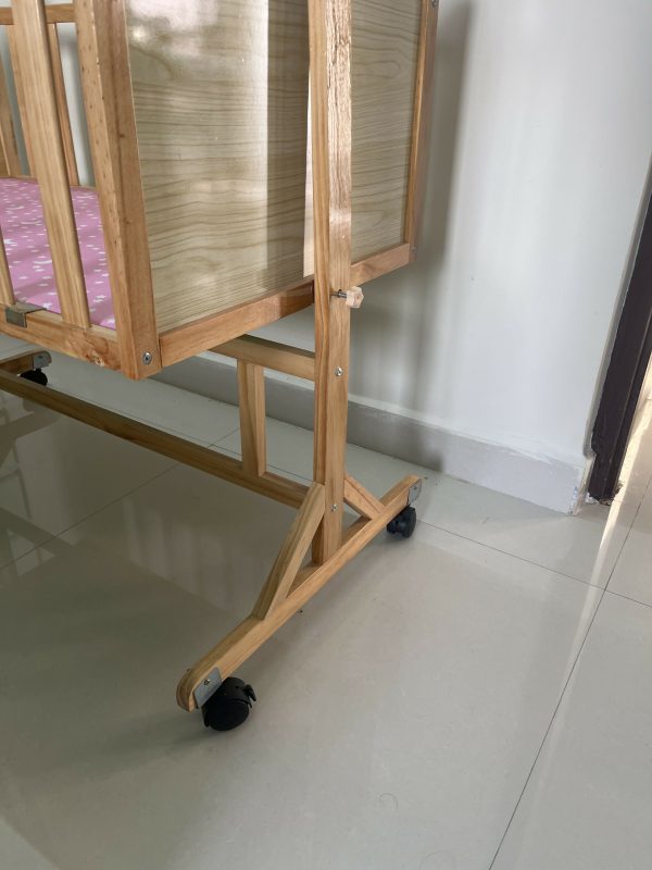 BAYBEE Wooden Cradle Swing Cum Crib Sale