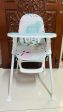 BABYHUG Comfy High Chair with Printed Cushion - Blue For Sale