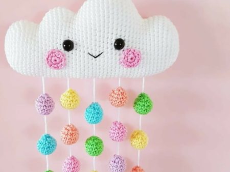 Crochet Cloud Wall Cradle Hanger For Discount