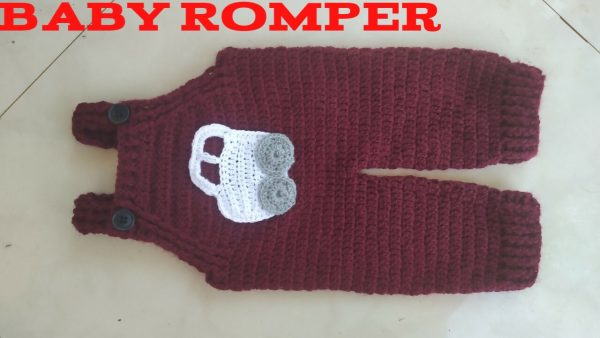 Crochet baby Romper - (Color can be customised) Online Sale