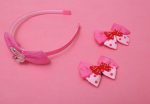 ilearnngrow Bow Hair Accessories Set - Pastel Pink Fashion