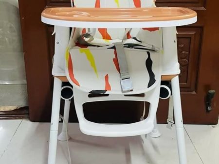 BABYHUG Comfy Highchair with Printed Cushion - Brown Supply