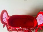 FAB AND FUNKY Manual Cradle for Baby - Red Discount