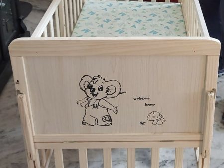 HUNYHUNY Luxury Brand Pine Wood Rocking Cot For Cheap