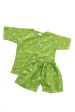 100% cotton green soft and comfortable coord set For Discount