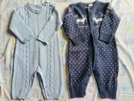 BABYHUG organic Cotton Knit Full Sleeves Winter Wear Rompers Online Hot Sale