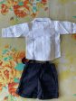 HOP BABY Shirt Shorts Suspender Bow Set 9-12 months For Cheap