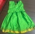 Baby Girl Semi Pattu or Semi Silk Lehenga with Petticoat and Full Blouse Fashion