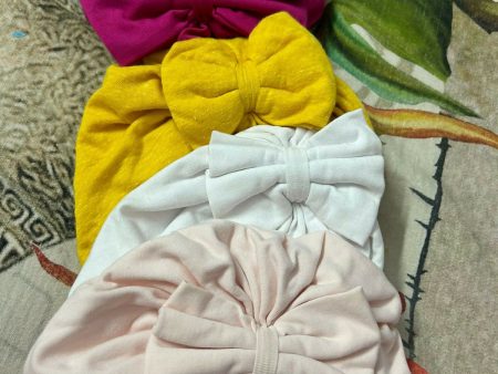 AASHIYA TRADES Turbans For Infants (Set of 4) Online now