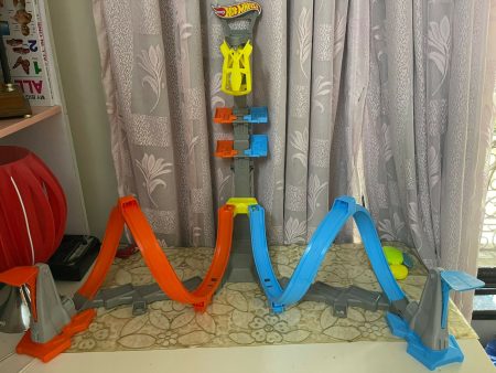 Hotwheels Double Launcher Race Track For Cheap