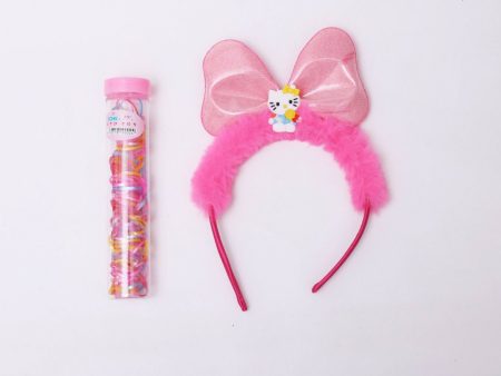 ilearnngrow Hello Kitty Hair Accessories Set - Hot Pink Hot on Sale