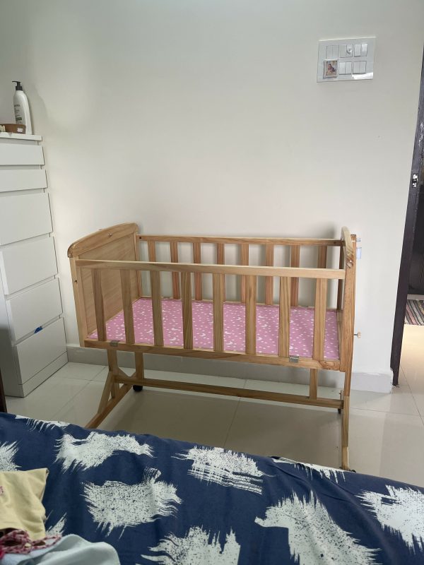 BAYBEE Wooden Cradle Swing Cum Crib Sale