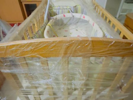 BABYHUG Kelly Wooden Cot Crib with Detachable Bassinet and Mosquito Net, Dimensions: L116×W68×H88 cm Fashion