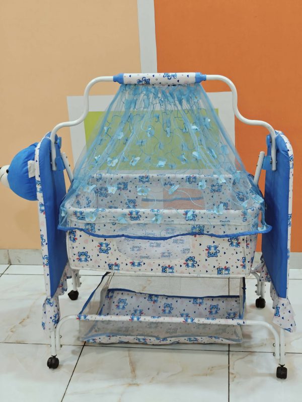 BHASIN Manual Cradle for Baby - Blue Online now