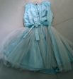 BABYHUG Partywear Pearl Frock Dress - Blue Hot on Sale