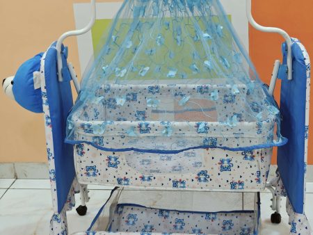 BHASIN Manual Cradle for Baby - Blue Online now