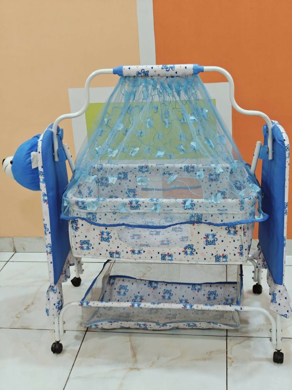 BHASIN Manual Cradle for Baby - Blue Online now