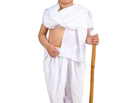 Mahatama Gandhi Dhoti Chadar Freedom Fighter Outfit  Fancy Costume Online