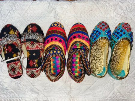 Jaipuri Prints Baby Girl Shoes Footwear Combo Sale